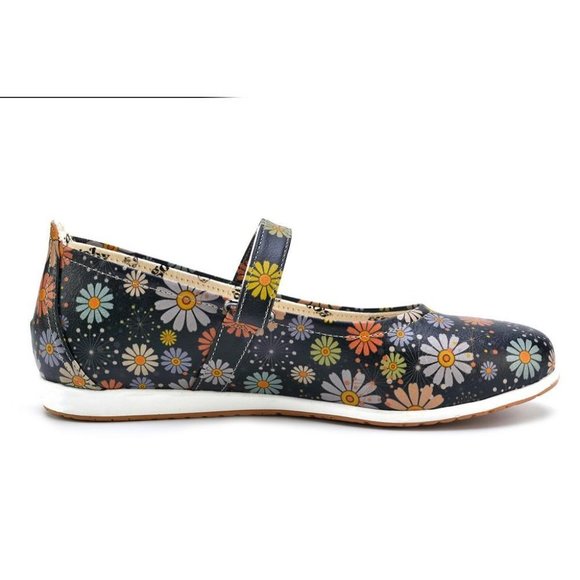 Goby Shoes - Floral Daisy Ballerinas - Picture 4 of 5